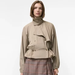 Hooded Rosewin Trench Jacket