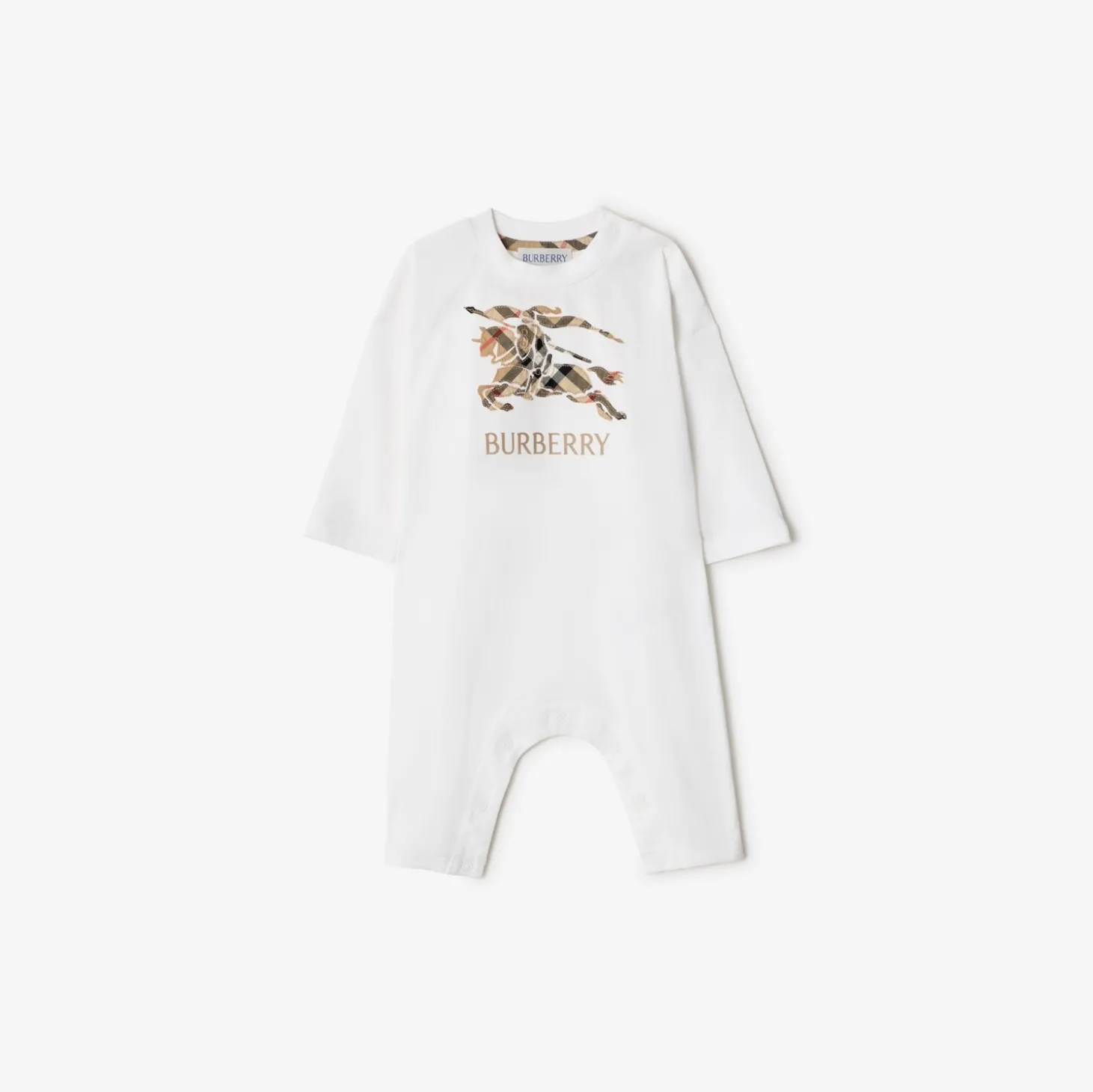 Knight Check Cotton Jumpsuit