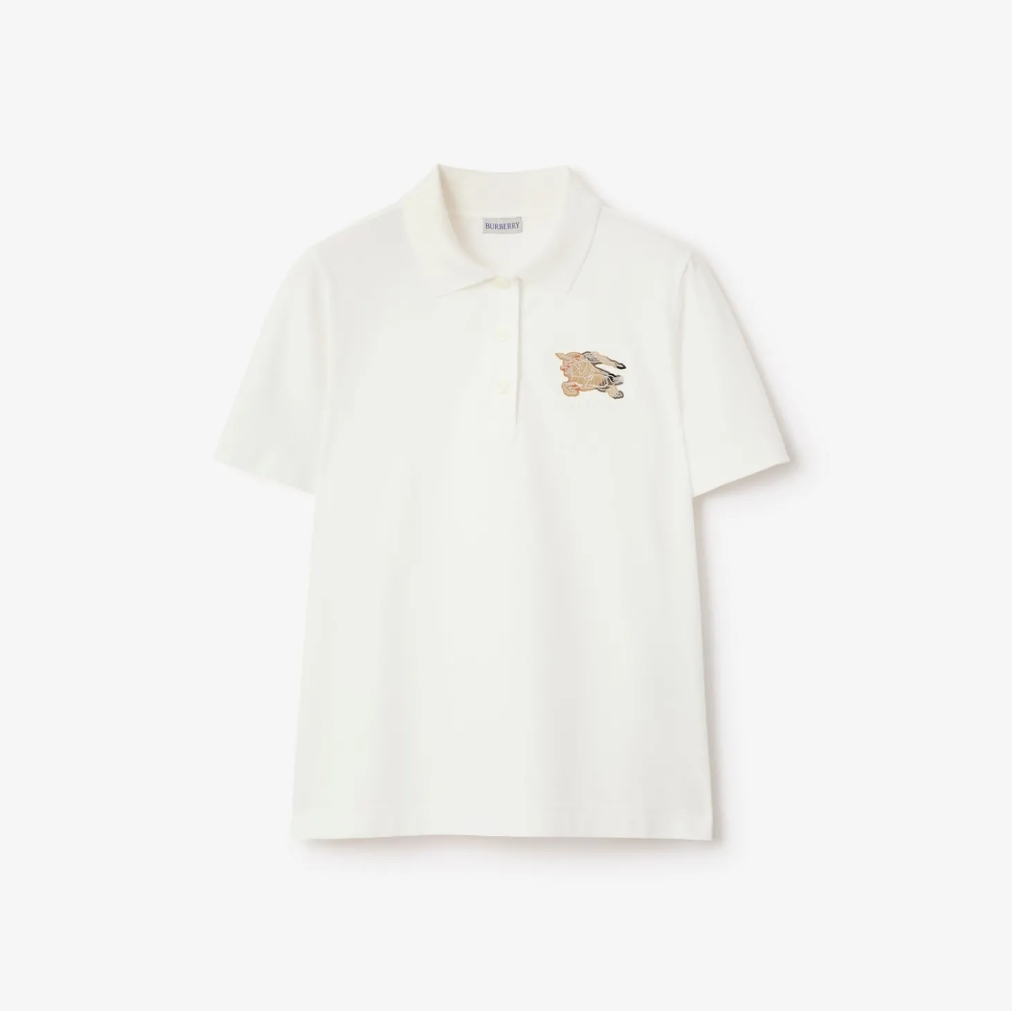 Knight Check Cotton Polo Shirt