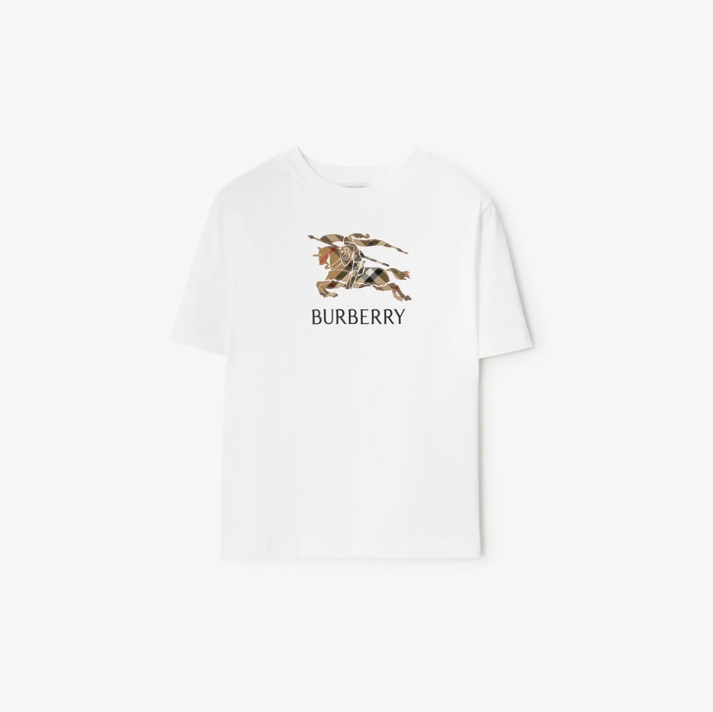 Knight Check Cotton T-shirt