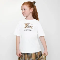 Knight Check Cotton T-shirt