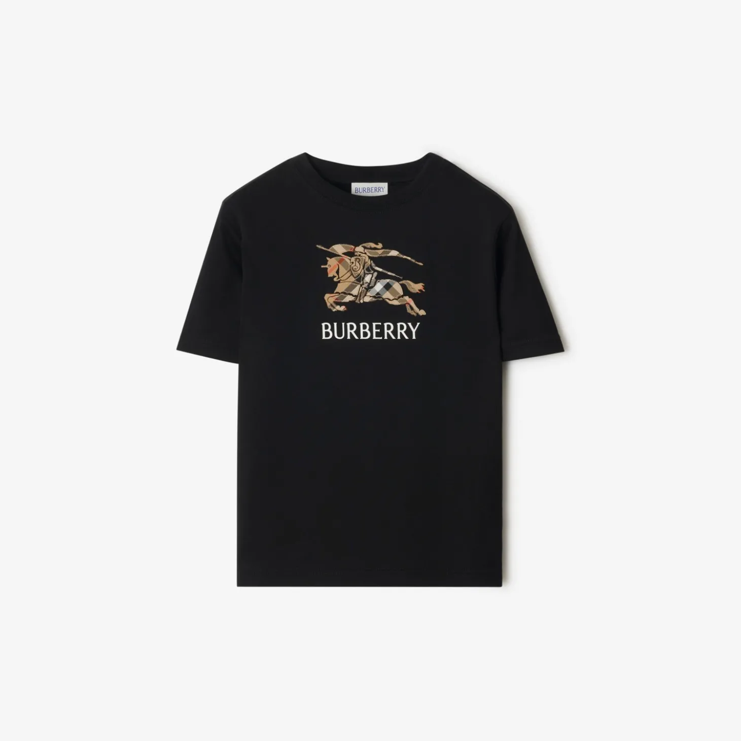 Knight Check Cotton T-shirt