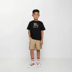 Knight Check Cotton T-shirt