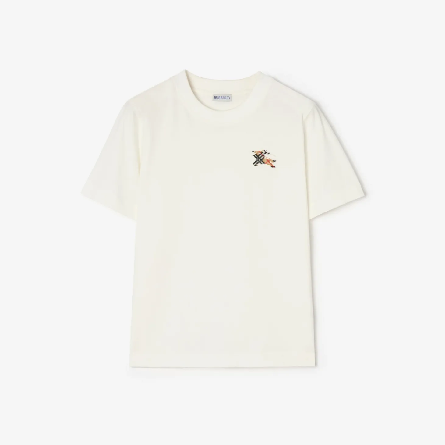 Knight Check Cotton T-shirt