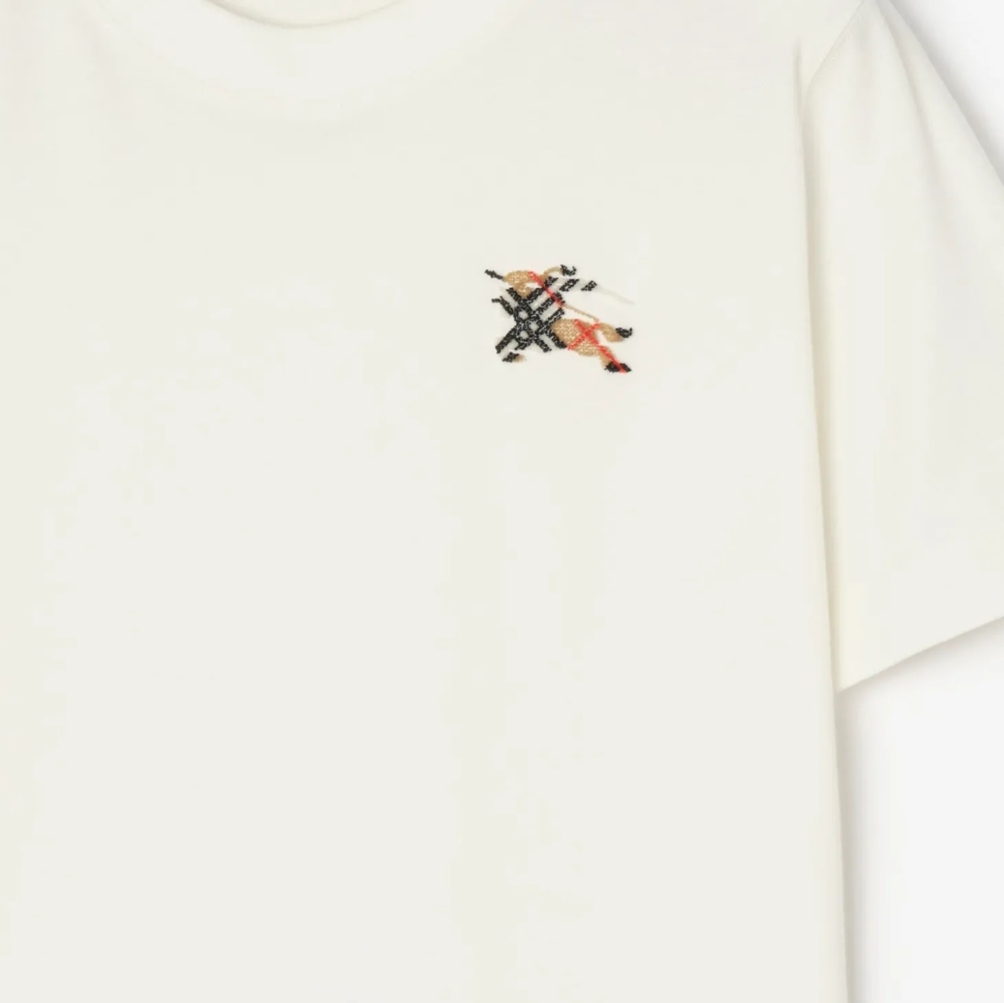 Knight Check Cotton T-shirt