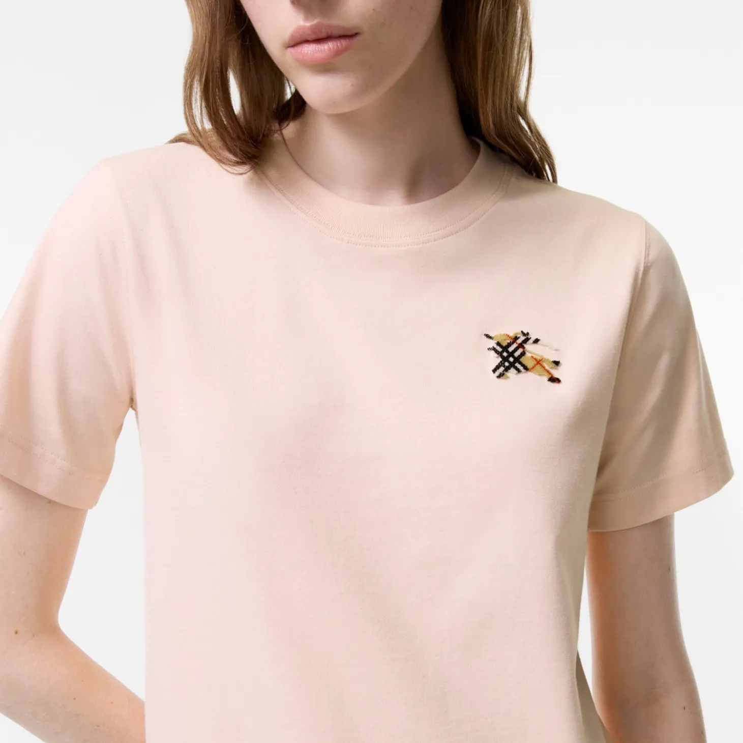 Knight Check Cotton T-shirt