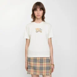 Knight Check Cotton T-shirt