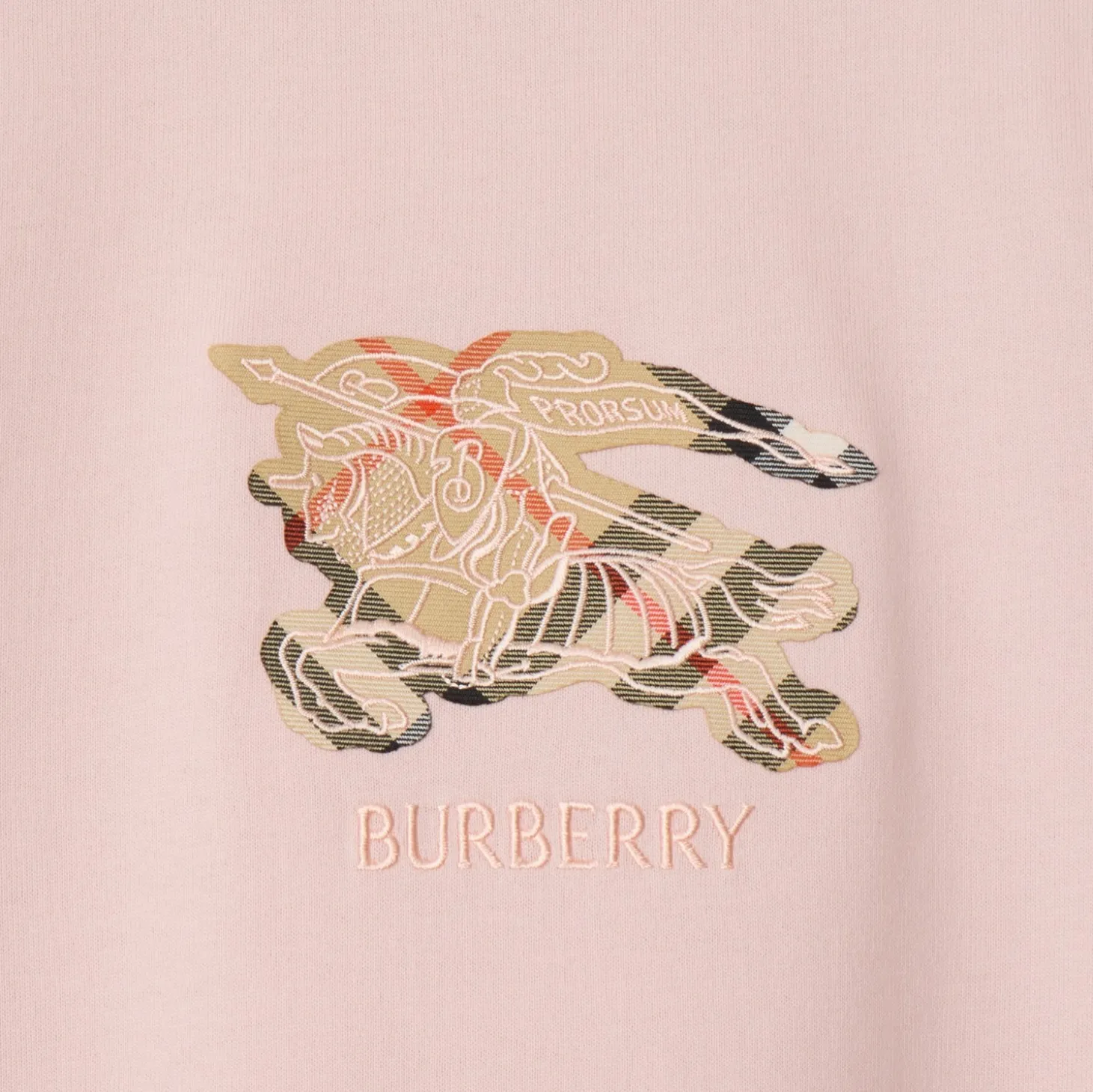 Knight Check Cotton T-shirt
