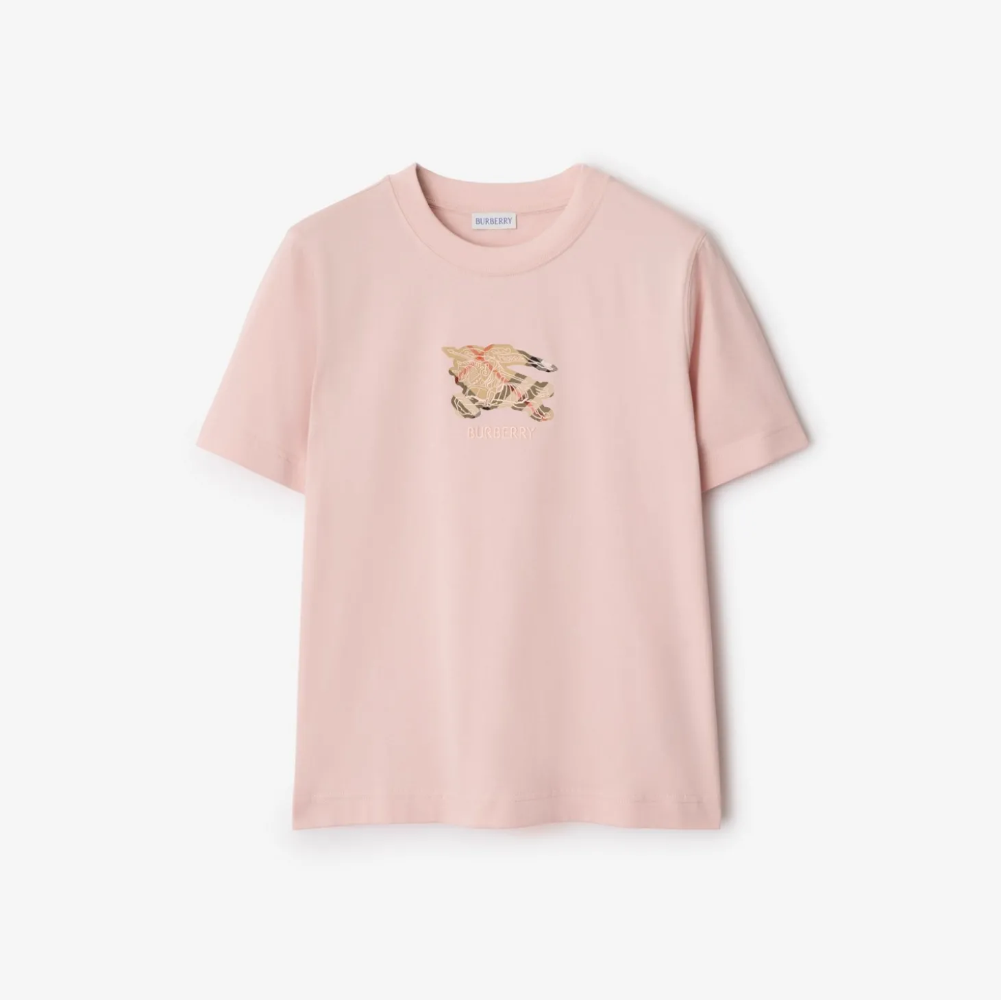 Knight Check Cotton T-shirt