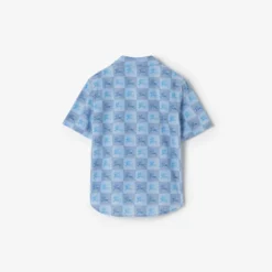 Knight Checkerboard Cotton Shirt