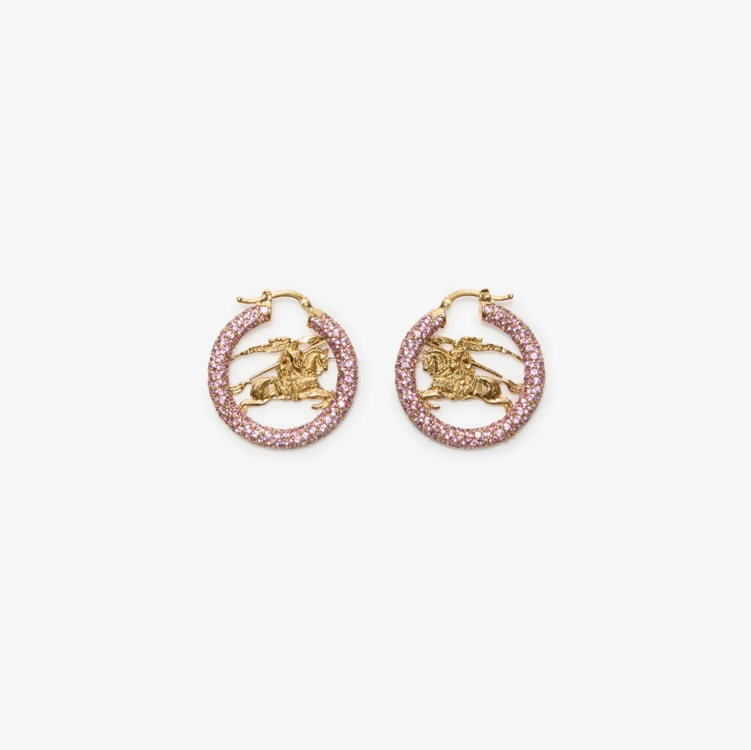 Knight Pavé Hoop Earrings