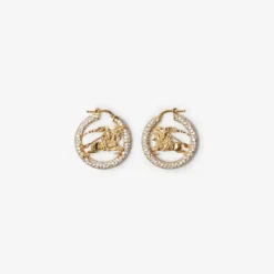 Knight Pavé Hoop Earrings