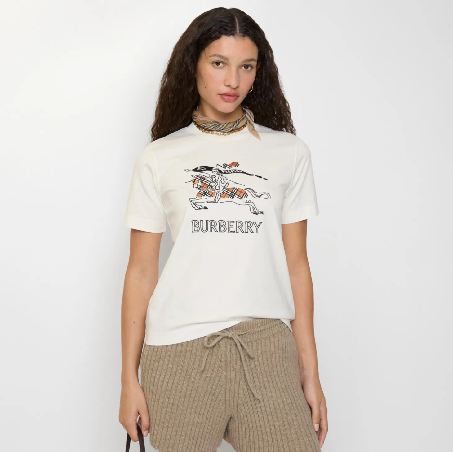 Knight Sketch Cotton T-shirt