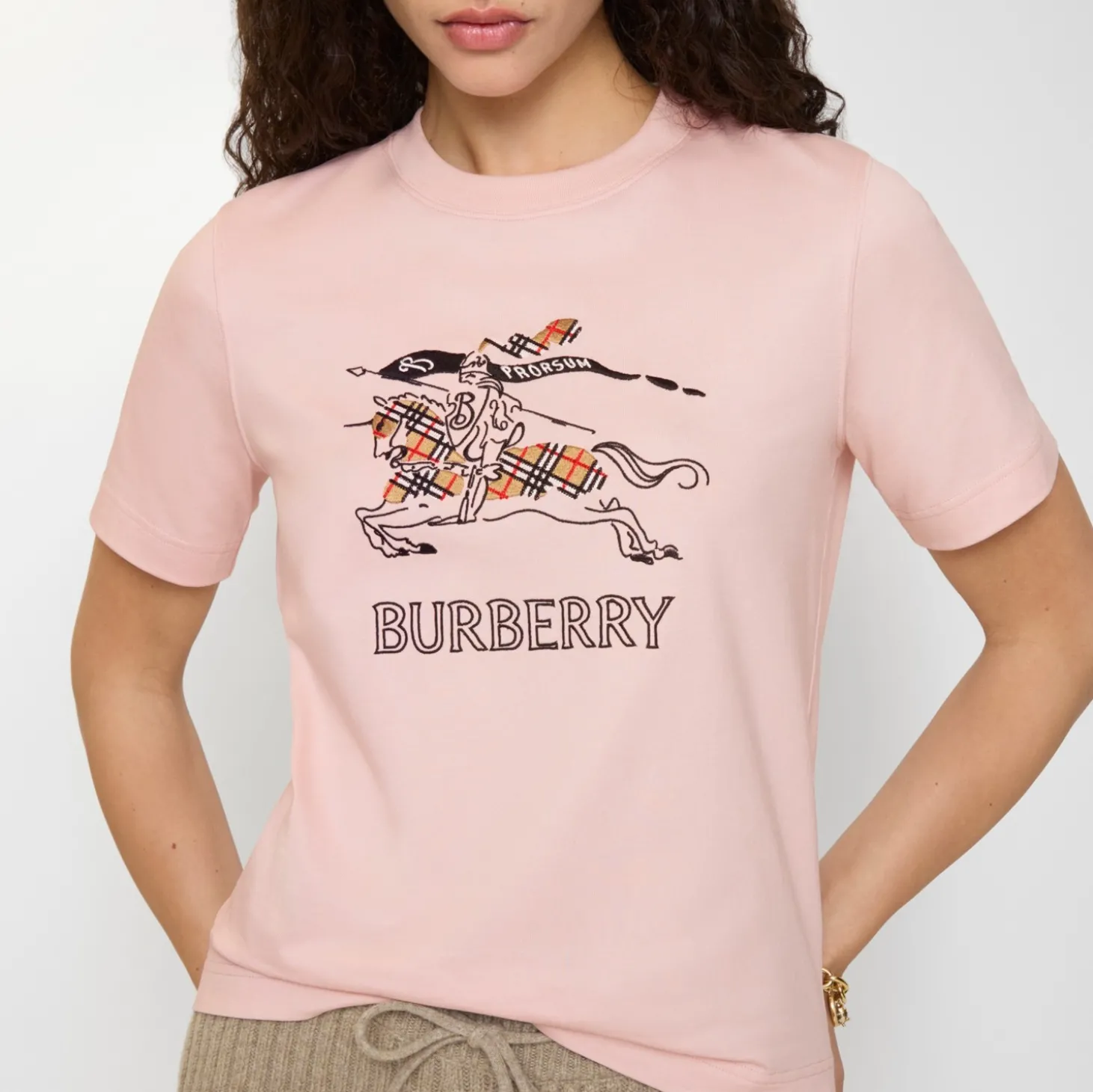 Knight Sketch Cotton T-shirt