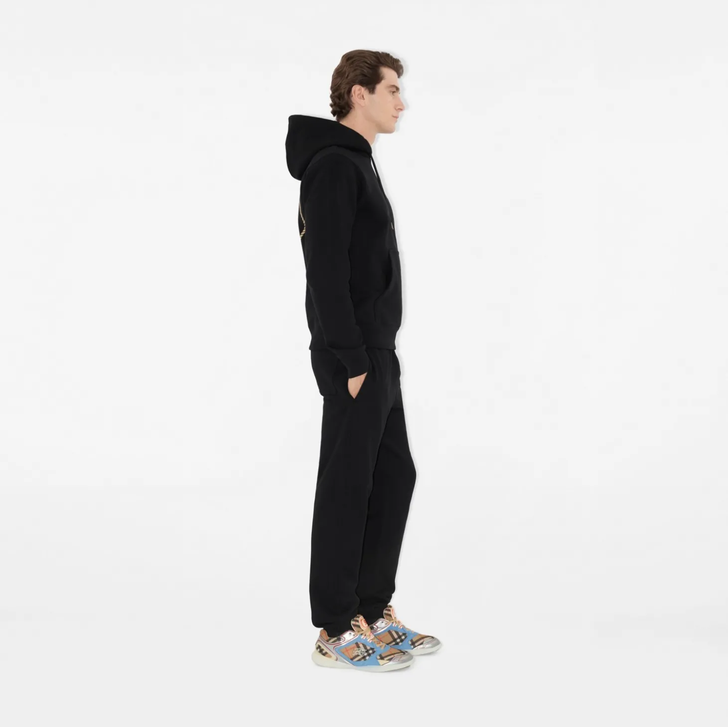 Knight Stamp Cotton Hoodie