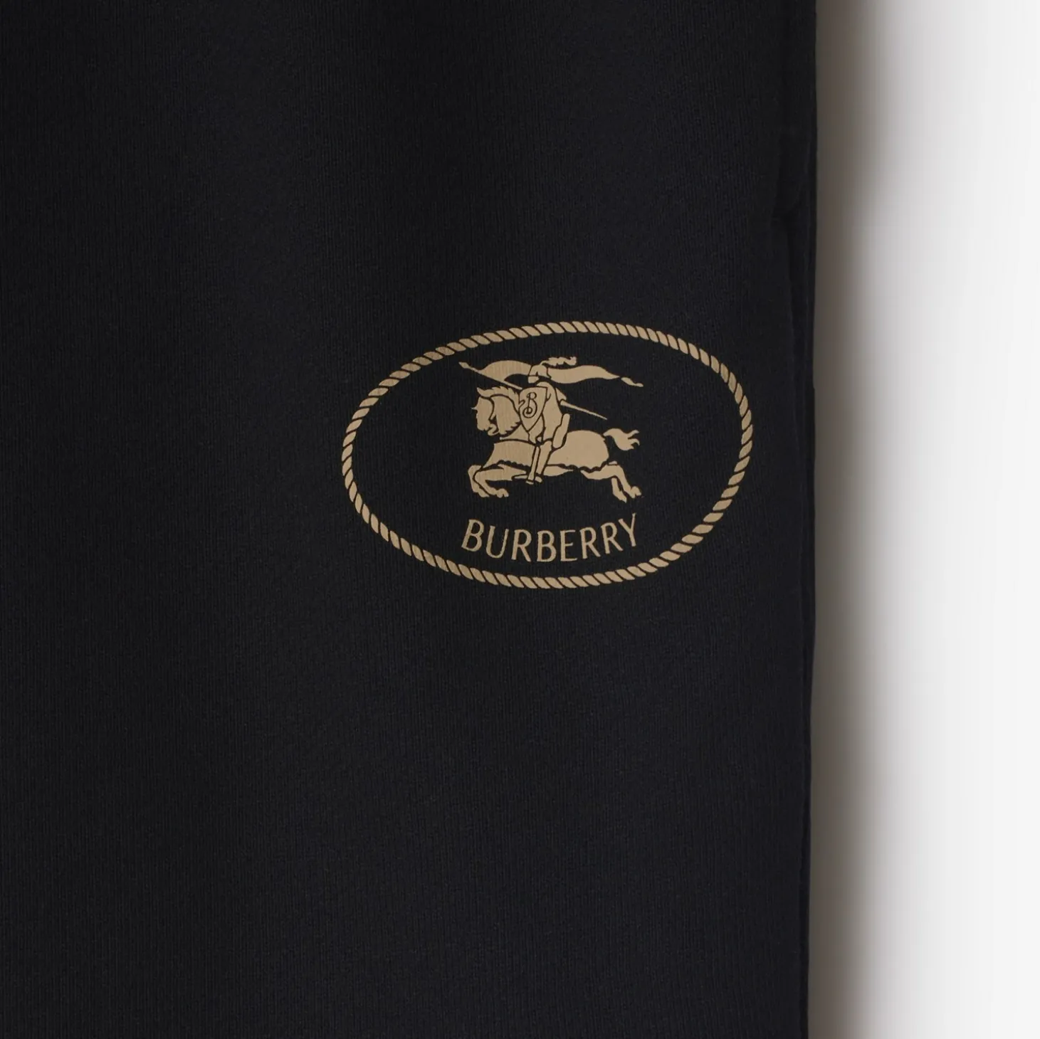 Knight Stamp Cotton Jogging Pants