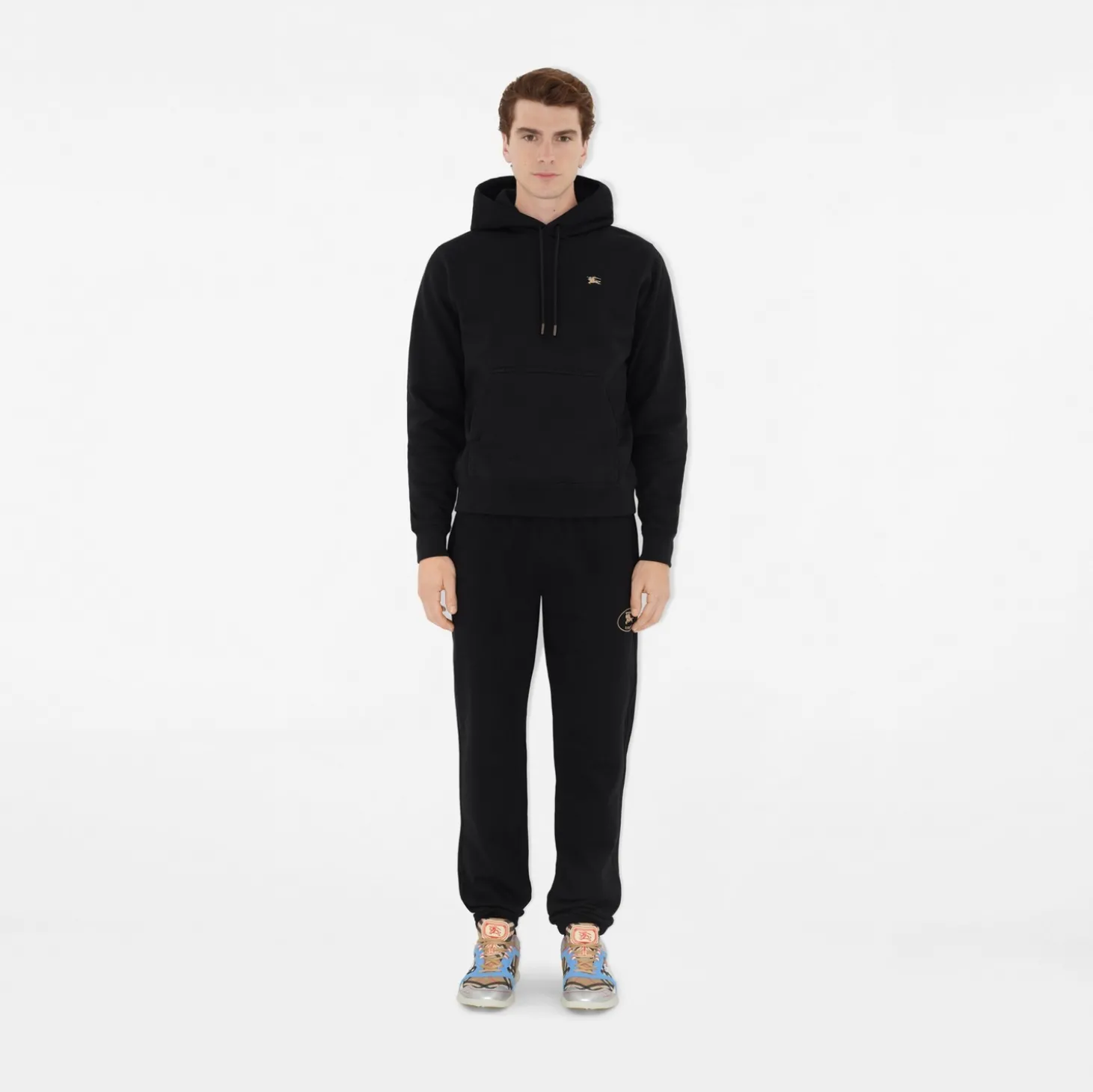 Knight Stamp Cotton Jogging Pants