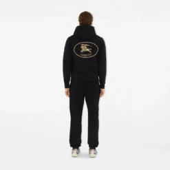 Knight Stamp Cotton Jogging Pants