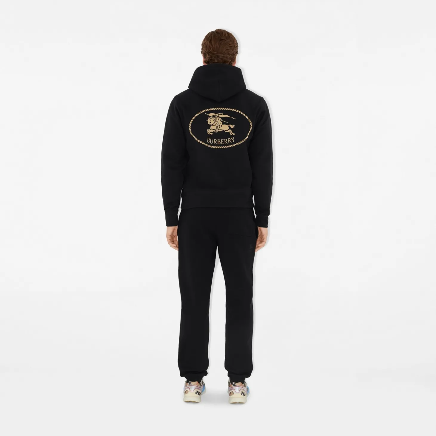 Knight Stamp Cotton Jogging Pants