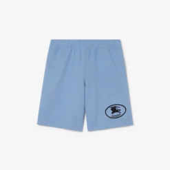 Knight Stamp Cotton Shorts