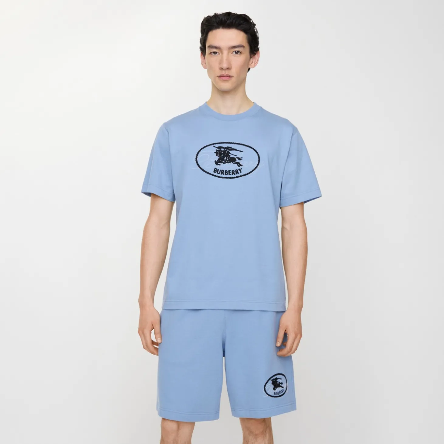 Knight Stamp Cotton Shorts