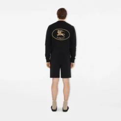 Knight Stamp Cotton Sweatshirt