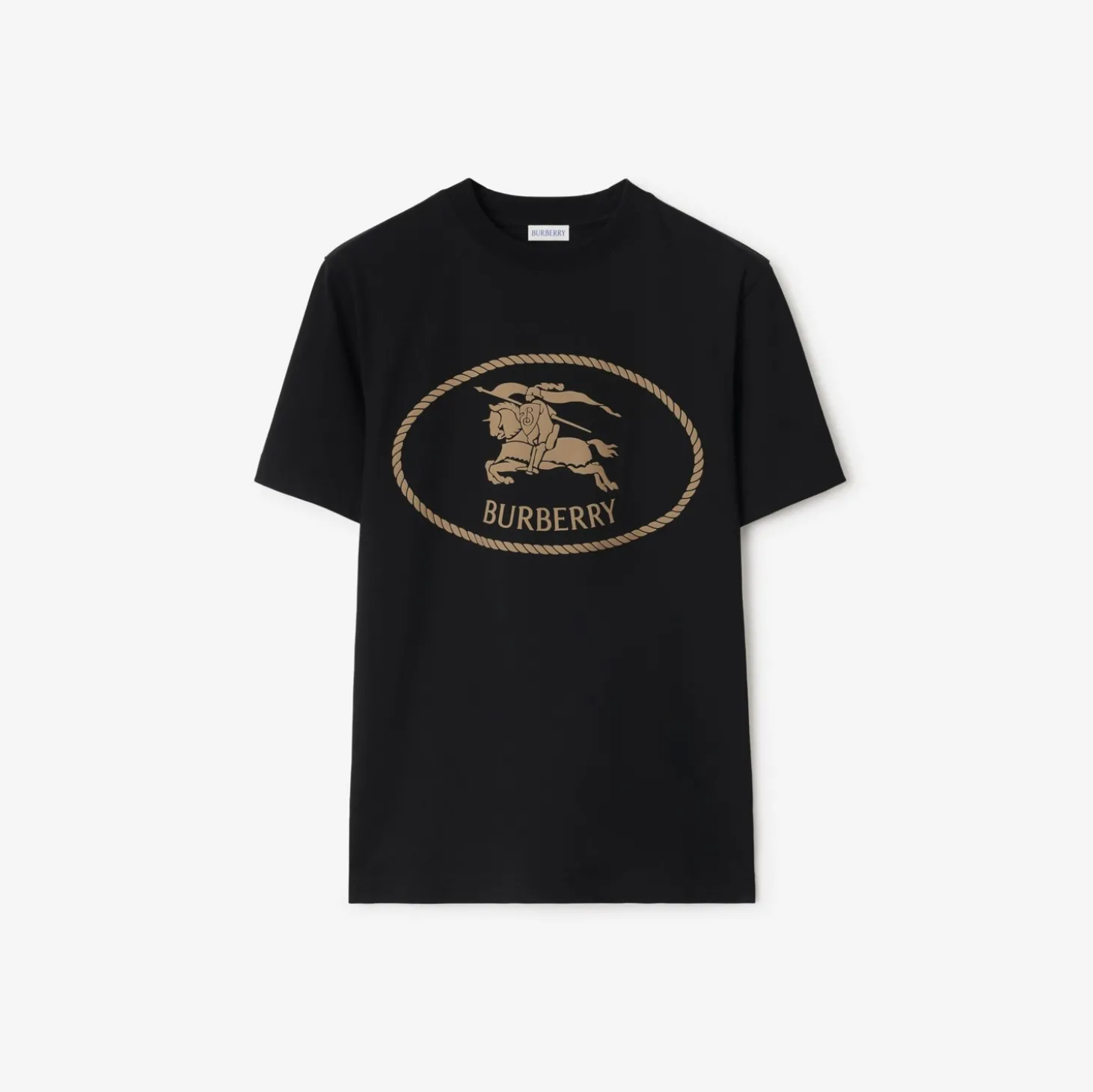 Knight Stamp Cotton T-shirt