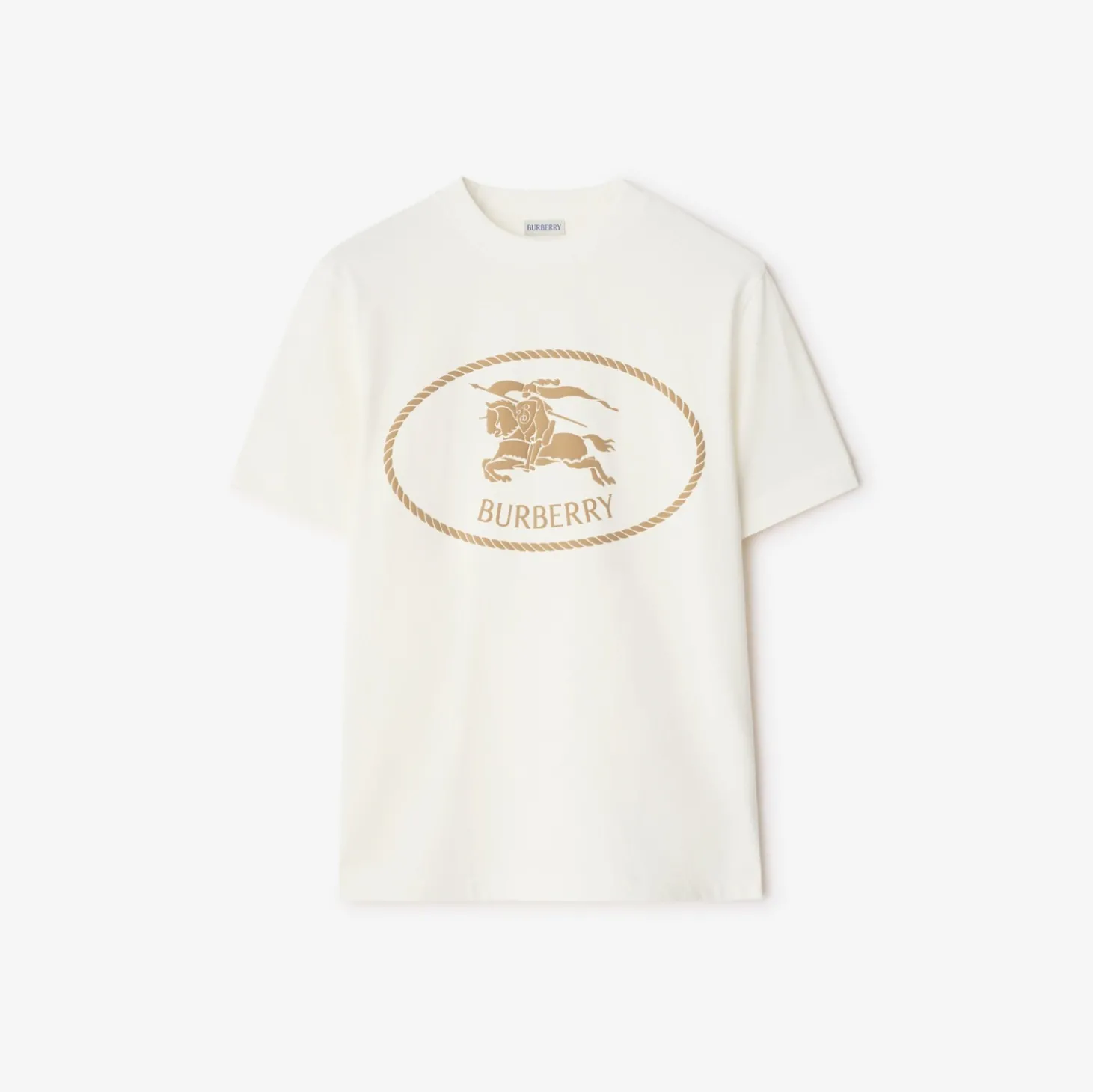 Knight Stamp Cotton T-shirt