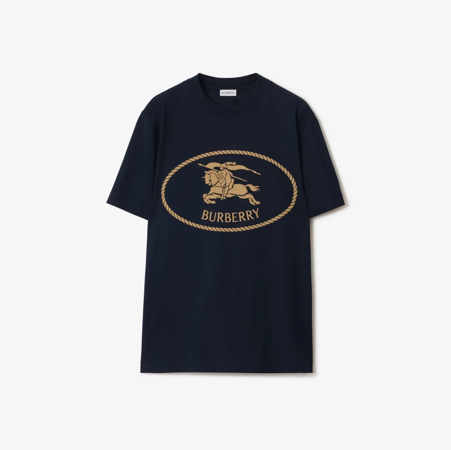 Knight Stamp Cotton T-shirt