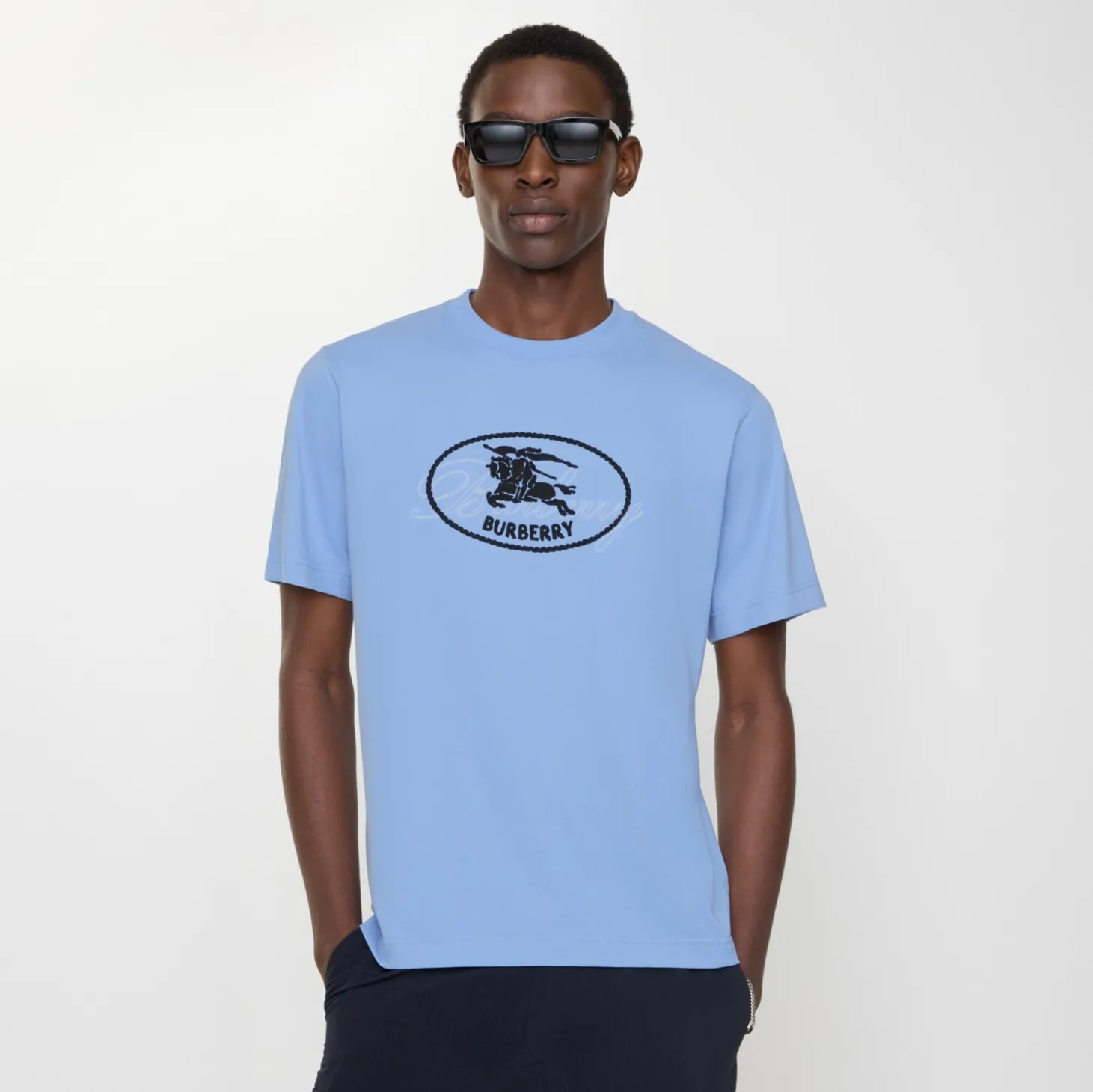Knight Stamp Cotton T-shirt