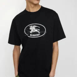 Knight Stamp Cotton T-shirt