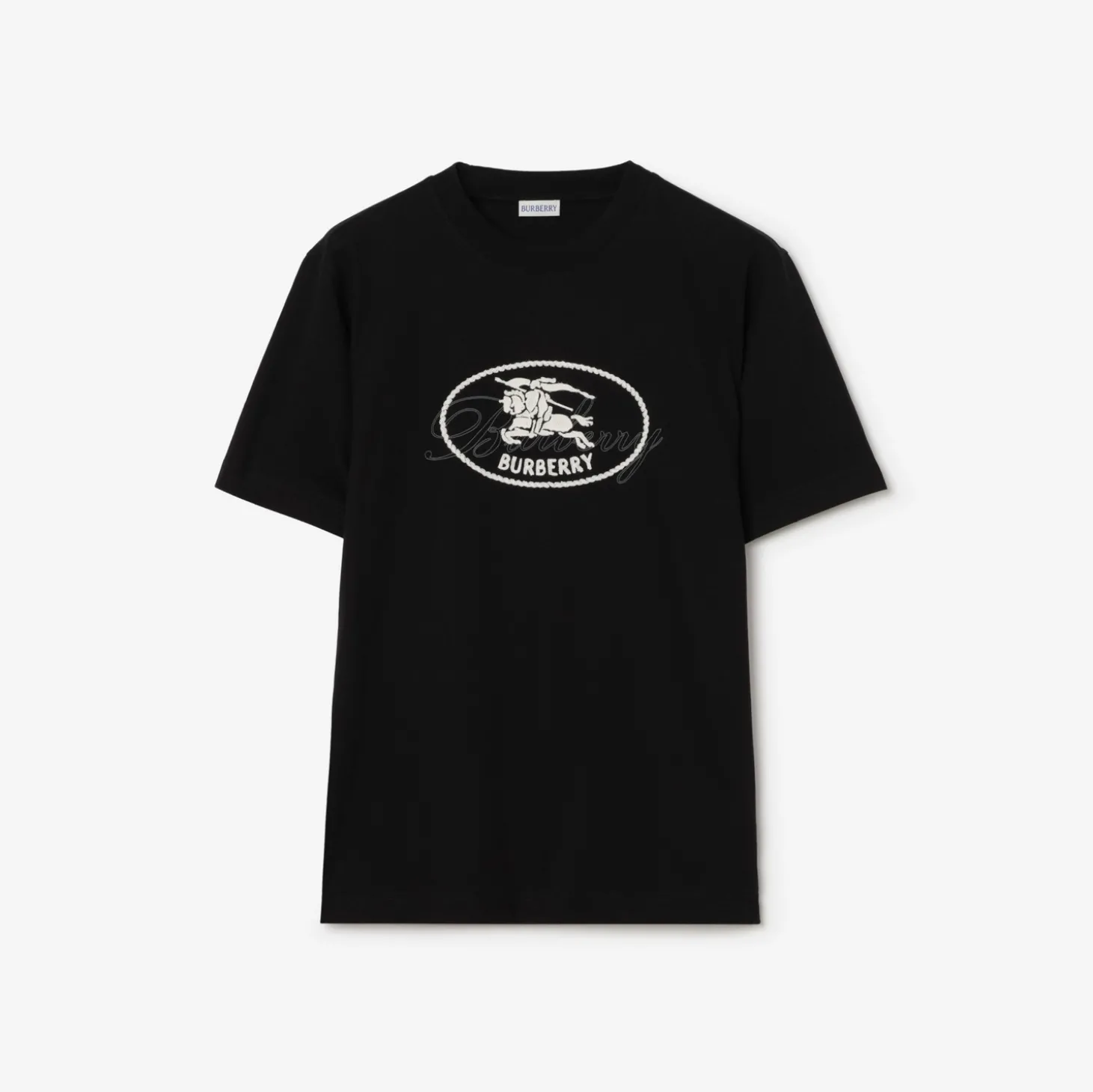 Knight Stamp Cotton T-shirt