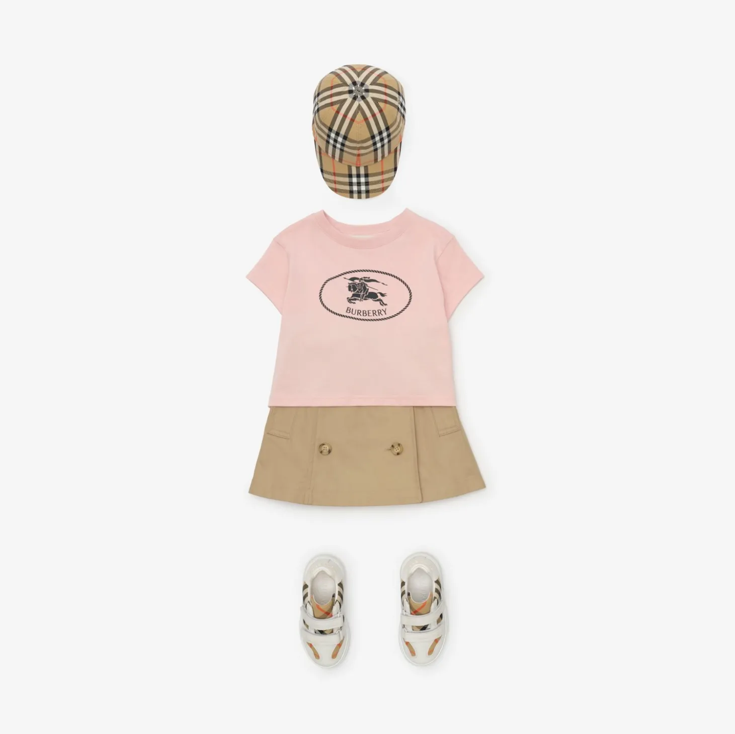 Knight Stamp Cotton T-shirt