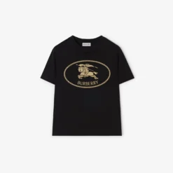 Knight Stamp Cotton T-shirt