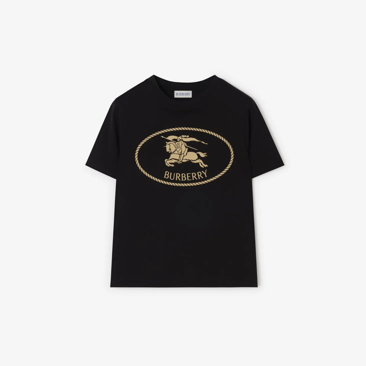 Knight Stamp Cotton T-shirt