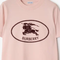 Knight Stamp Cotton T-shirt