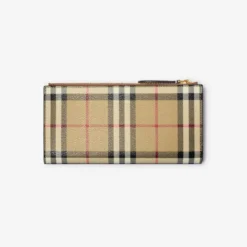 Large Check Bifold Wallet
