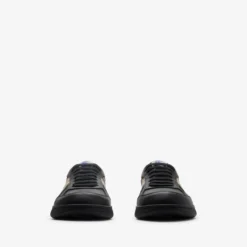 Leather and Check Terrace Sneakers