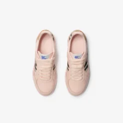 Leather and Check Terrace Sneakers​