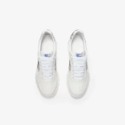 Leather and Check Terrace Sneakers