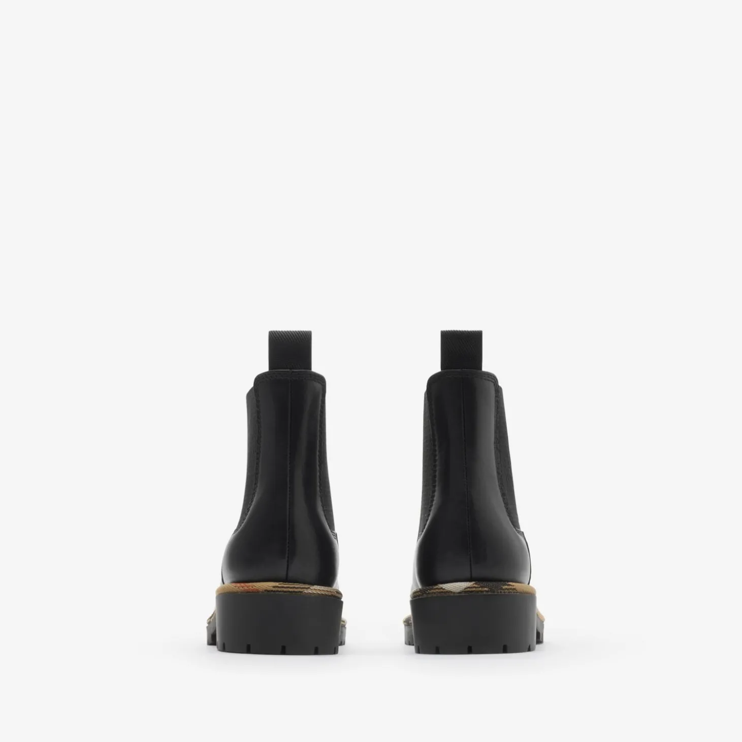 Leather Gravel Chelsea Boots