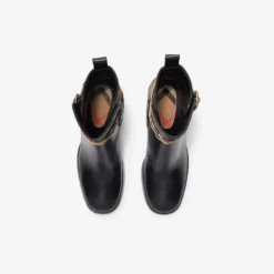 Leather Huntley Heel Boots