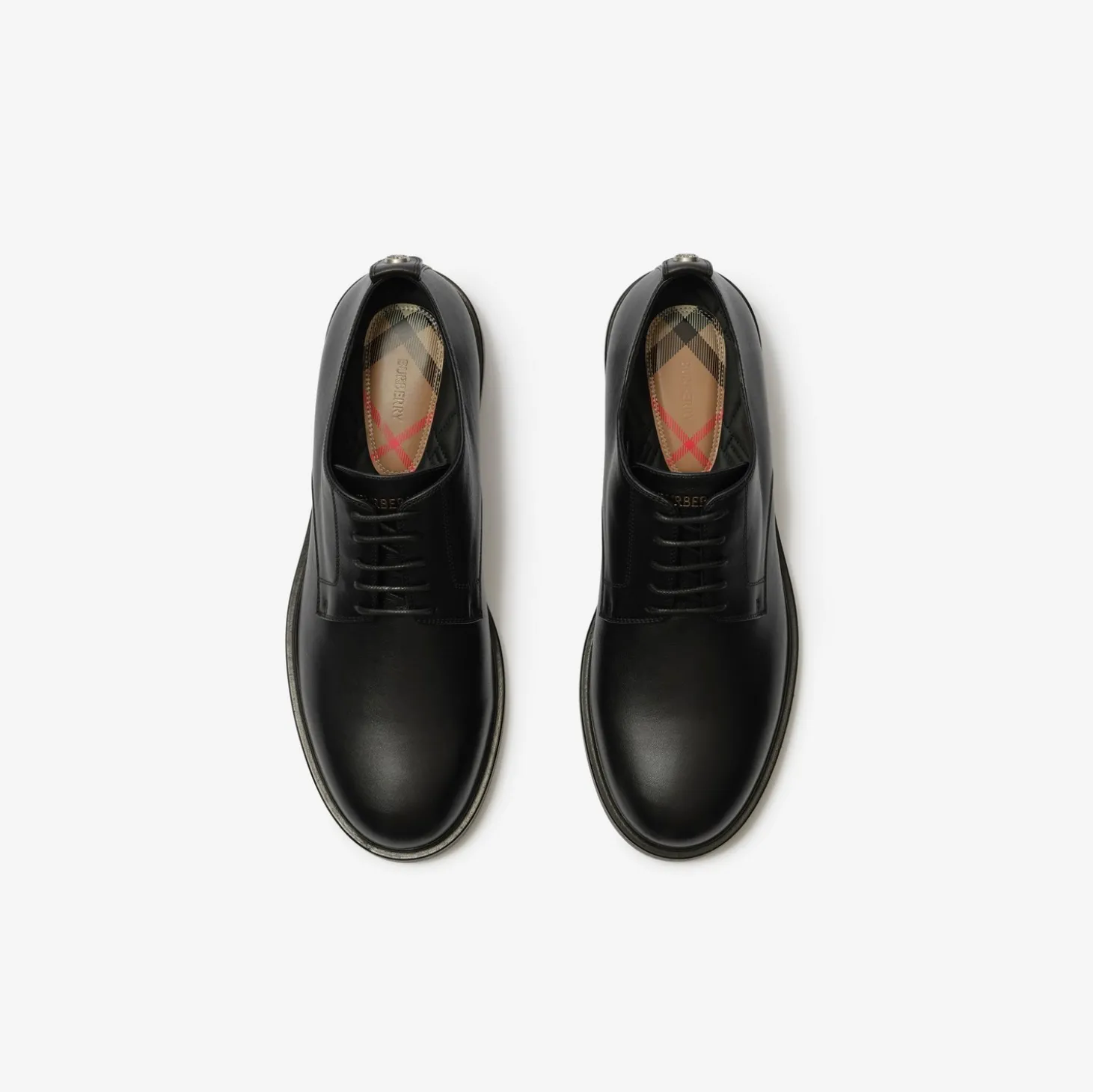 Leather Pembroke Derby Shoes