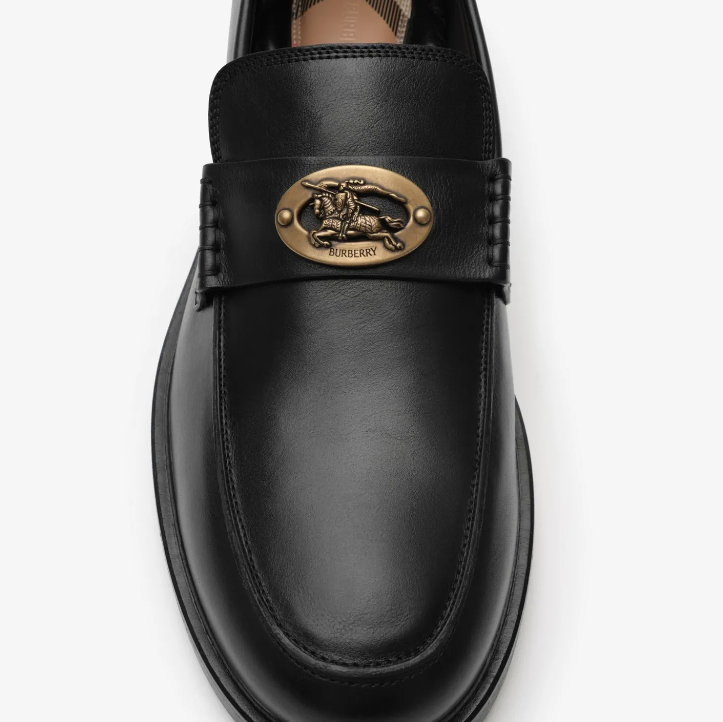Leather Pembroke Loafers