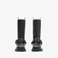 Leather Soft Saddle Low Boots