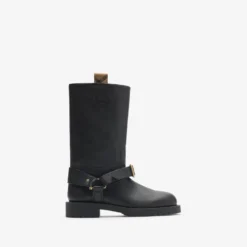 Leather Soft Saddle Low Boots