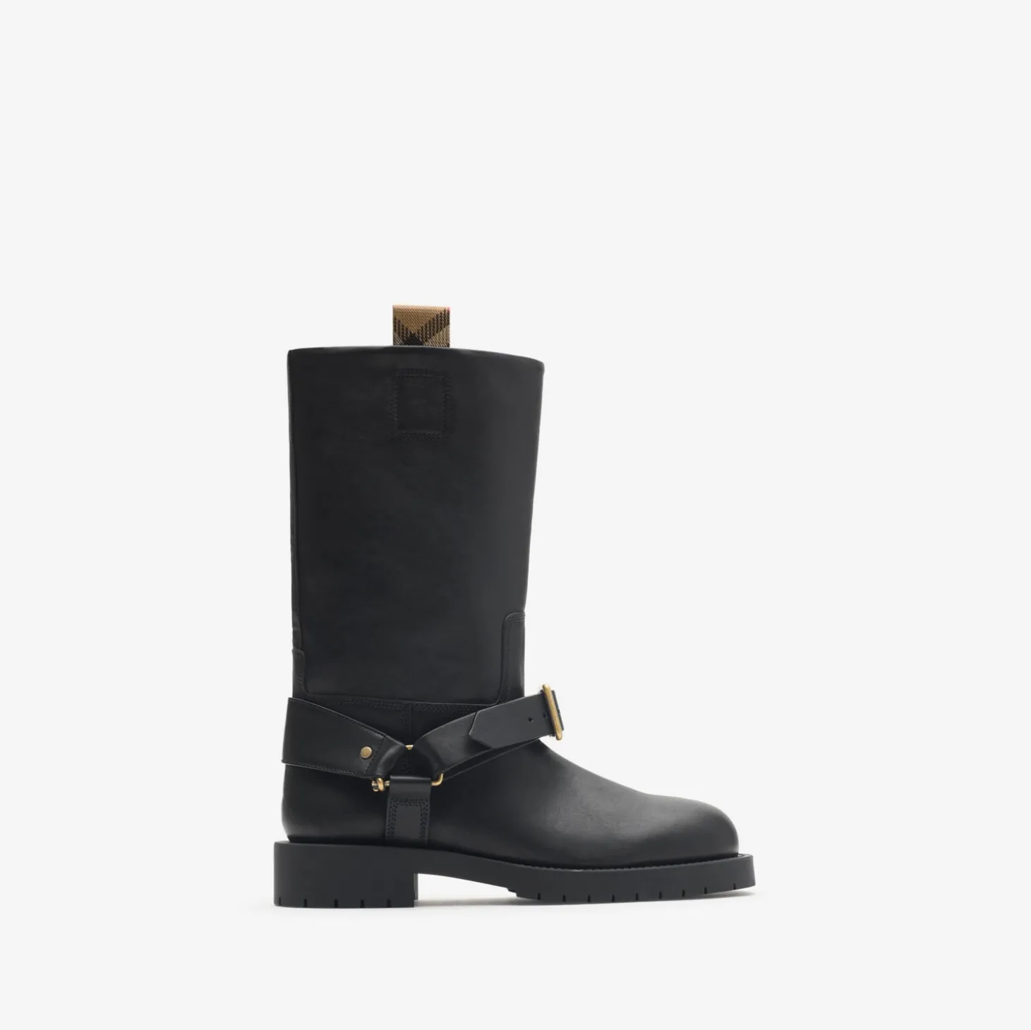 Leather Soft Saddle Low Boots