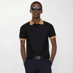Logo Collar Cotton Polo Shirt