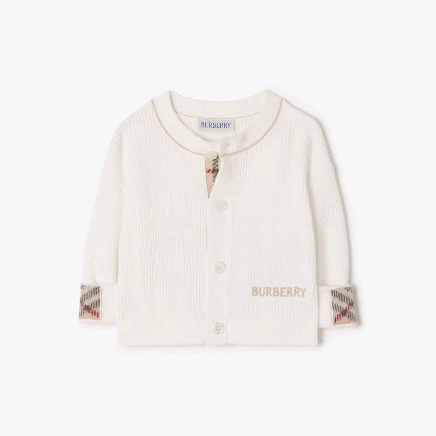 Logo Cotton Cardigan