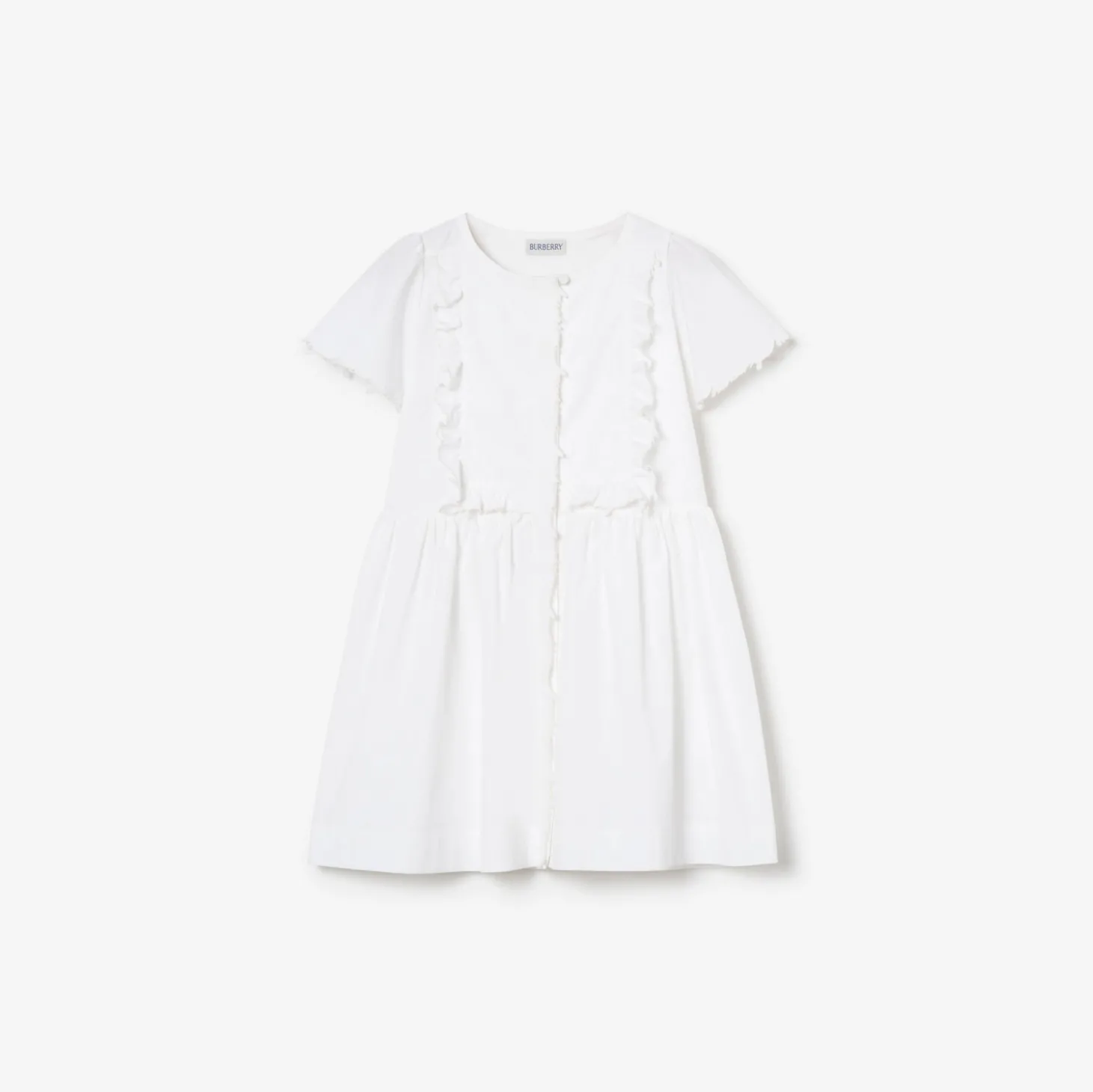Logo Stretch Cotton Dress